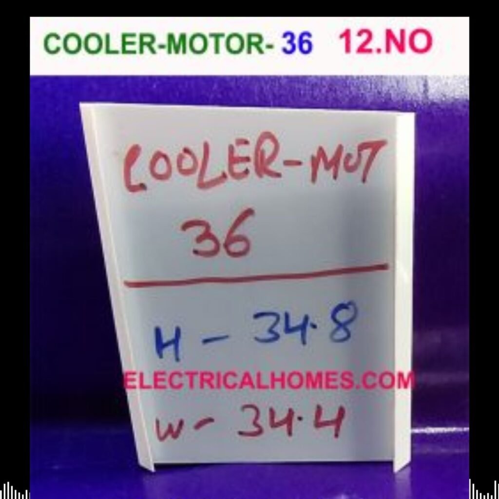 36 slot cooler motor paper