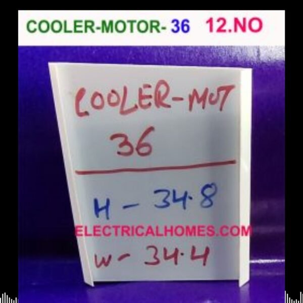 36 slot cooler motor paper