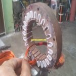 24 Slot Cooler Motor Rewinding With Aluminum Wire.