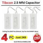 2.5 Mfd Capacitor 4pc rs 199