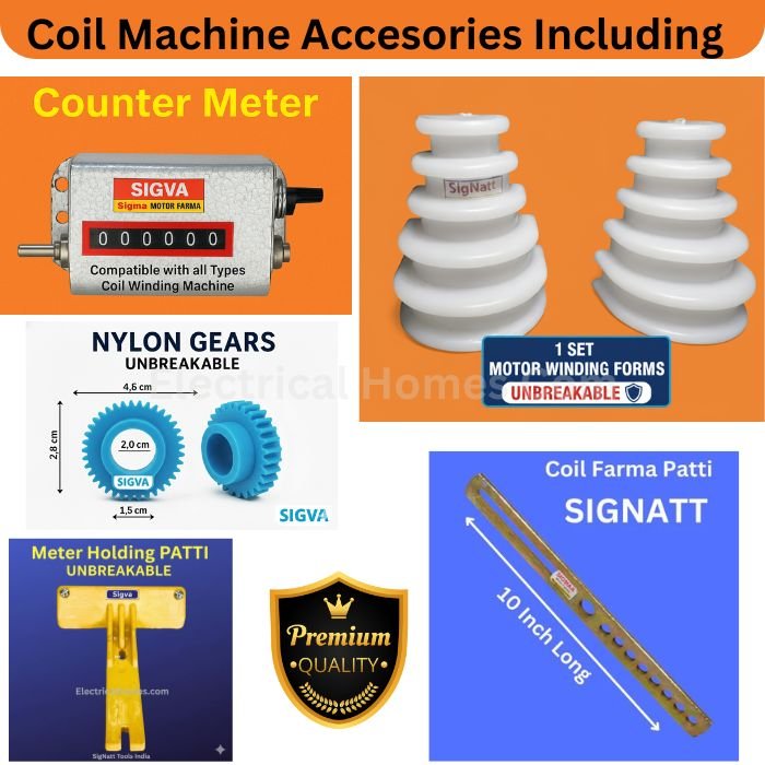 Package Contents With Coil Winding Machine / Item List: