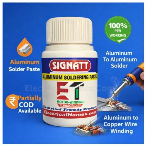 SigNatt Aluminium Solder Flux Paste – For All Types of Motor Winding Soldering (4) SigNatt Aluminium Solder Flux Paste – For All Types of Motor Winding Soldering (4)
